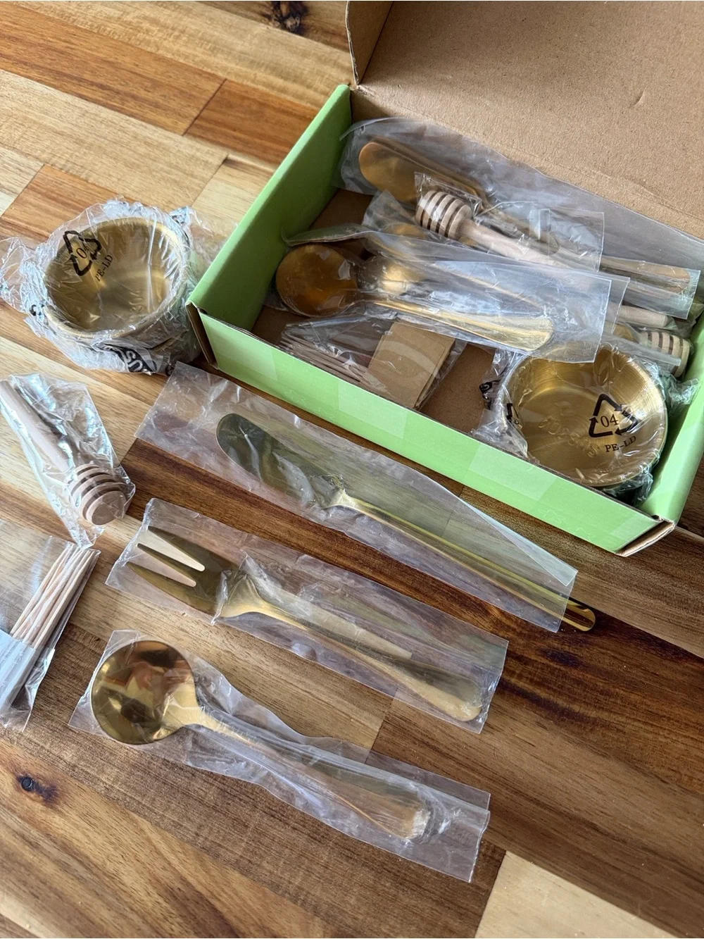 GUZE-US Gold Charcuterie Board Accessories Set (26 PCS)